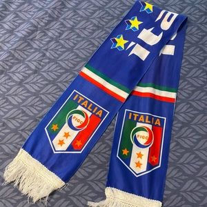 Team Italy Soccer Football Scarf